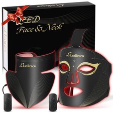 Red Light Therapy Mask Set, Led Mask Light Therapy for Face, Near-Infrared Li...
