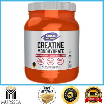 NOW Sports Creatine Monohydrate 200 Servings Energy Mass Building Supplement