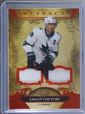 2020-21 Upper Deck Artifacts Material Orange 15/15 Logan Couture #21 ez4