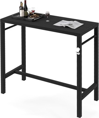 MURAGO 39*39*17 Outdoor Bar Table Extra Wide,Tall Bar Height Outdoor Pub Table,