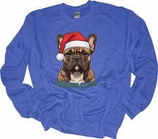 Frenchie Claus Dog Christmas Sweatshirt Funny Dog Frenchie French Bulldog Shirt