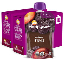 Clearly Crafted, Stage 2, Stage 1, Prunes, 3.5Oz Pouch 16 Pack