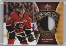 2016-17 Upper Deck UD Game Jersey Patch 3/15 Sean Monahan #GJ-SM Patch 0c3