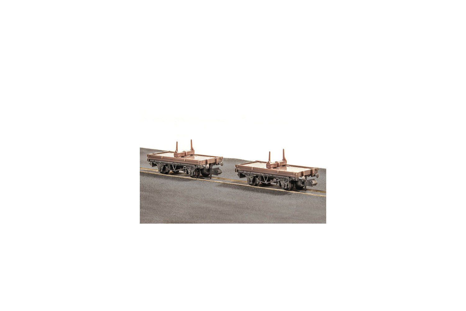 Peco KNR-39 N Gauge Single Bolster Wagons Kit