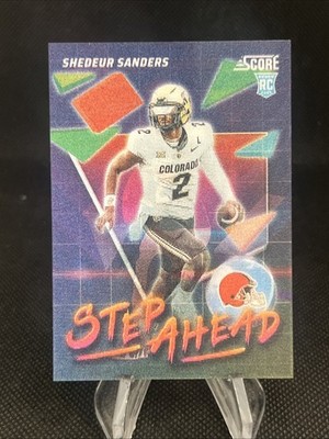SHEDEUR SANDERS 2025 Score Step Ahead SSP CASE HIT BROWNS RC #SA