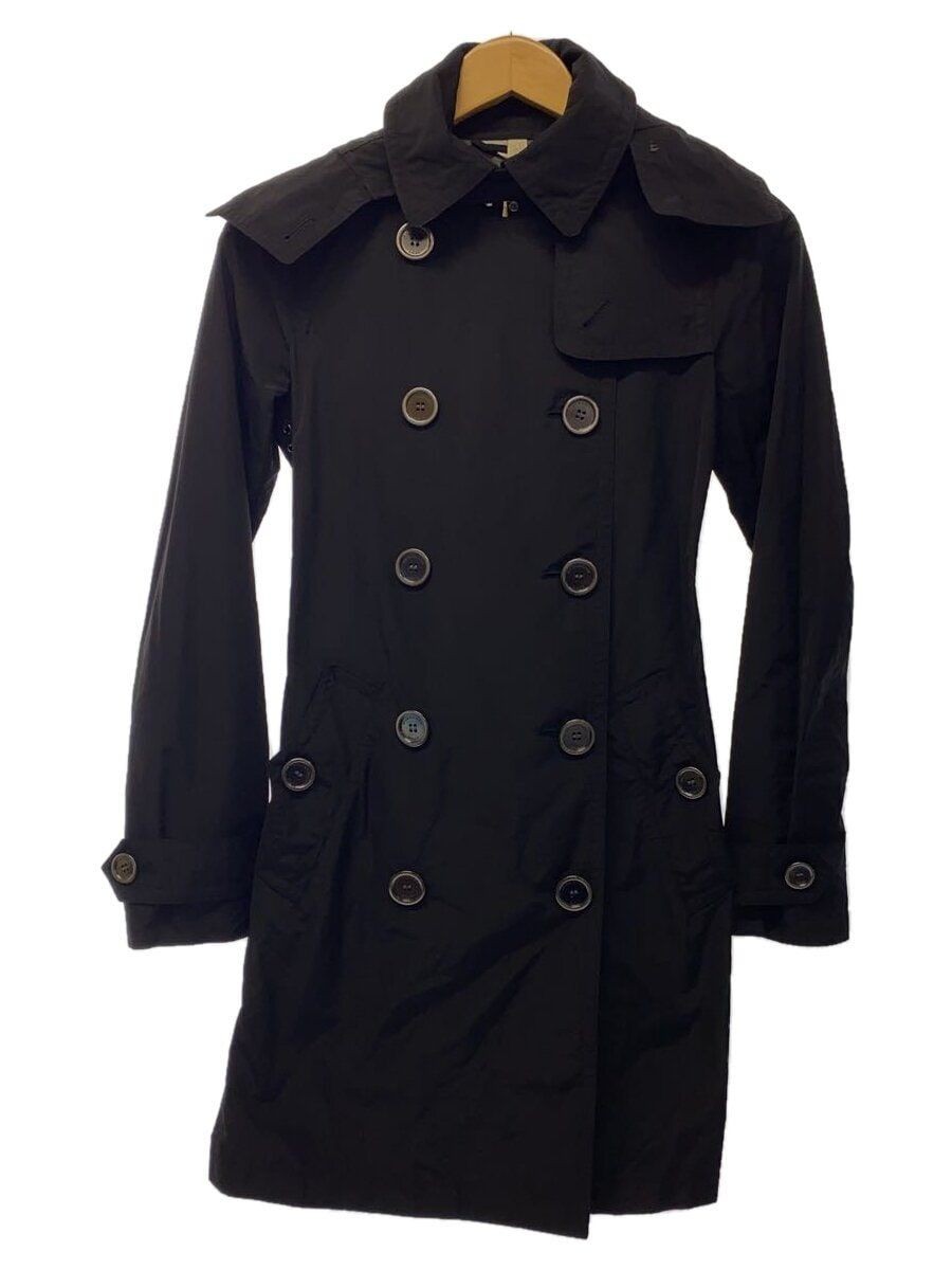 ALTRA BURBERRY BRIT ALTRO TRENCH COAT 36 POLIESTERE NERO 382476 CON ETICHETTE