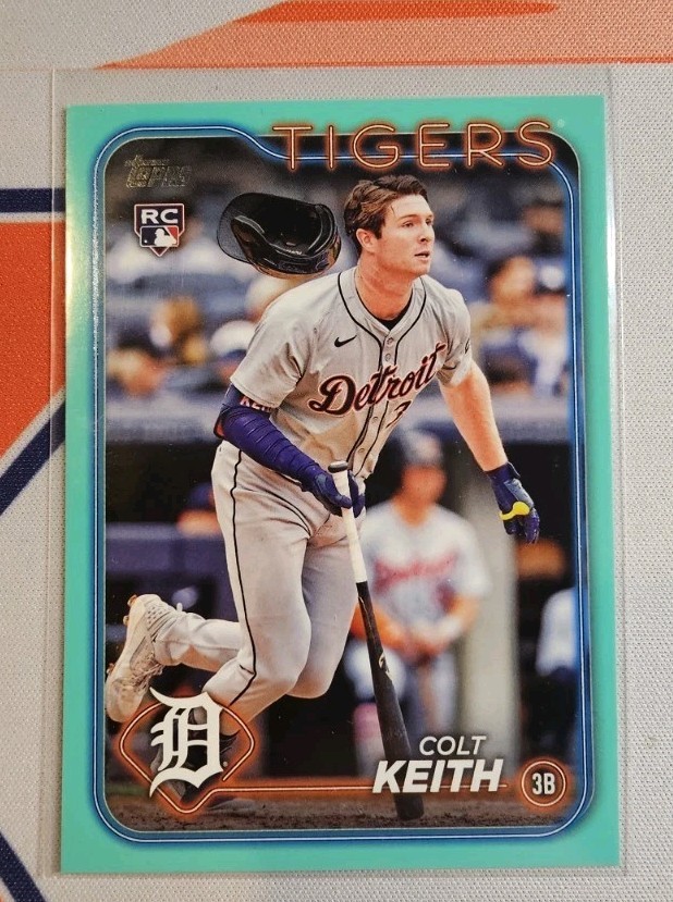 2024 Topps Update Series - Colt Keith #US73 Aqua Parallel (RC)