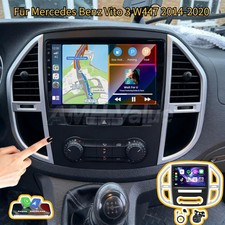 F&uuml;r Mercedes Benz Vito 3 W447 2014-2020 Carplay Android 15 Autoradio Navi GPS BT
