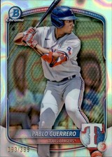 2025 Bowman #BCP-144 Pablo Guerrero Chrome Prospects Lava Refractor #/399