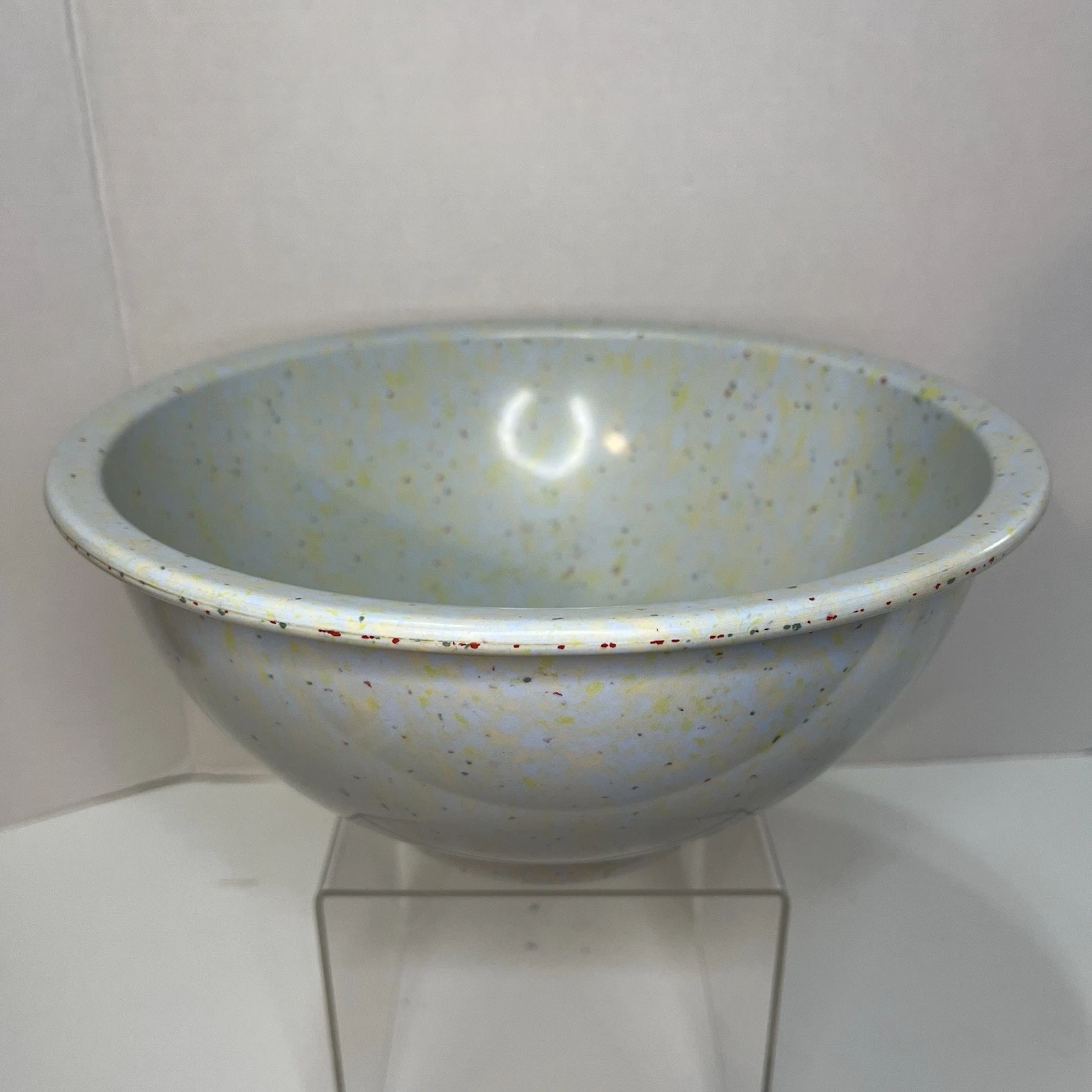 Vintage Texas Ware Melamine Confetti Speckled Medium Mixing Bowl 118 10”