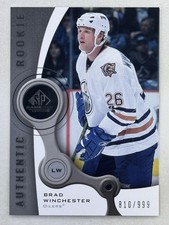 Brad Winchester 2005-06 SP Game Used Edition Authentic Rookie RC /999 #106 Card