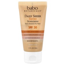 Daily Sheer Tinted Sunscreen, SPF 30, Natural Glow, Fragrance Free, 1.7 fl oz