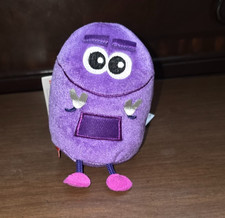 NWT 2020 Fisher Price Netflix Story Bots Bo Talking Plush 5" Purple Robot Rare