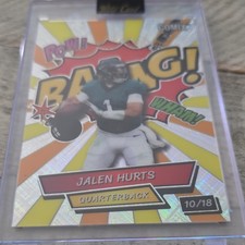 Wild Card COMIX Jalen Hurts 10/18 2025 Football Serial Numbered Trading Card