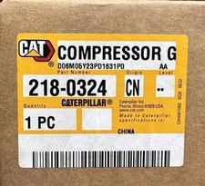 Cat 218-0324 Caterpillar 2180324 Air Conditioner Compressor. Genuine Cat Cat 218-0324 Caterpillar 2180324 Air Conditioner Compressor. Genuine Cat