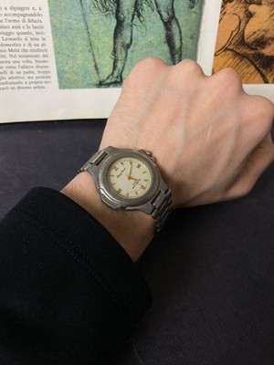 Philip Persio Titanium Quartz Retro Futuristic Watch vintage
