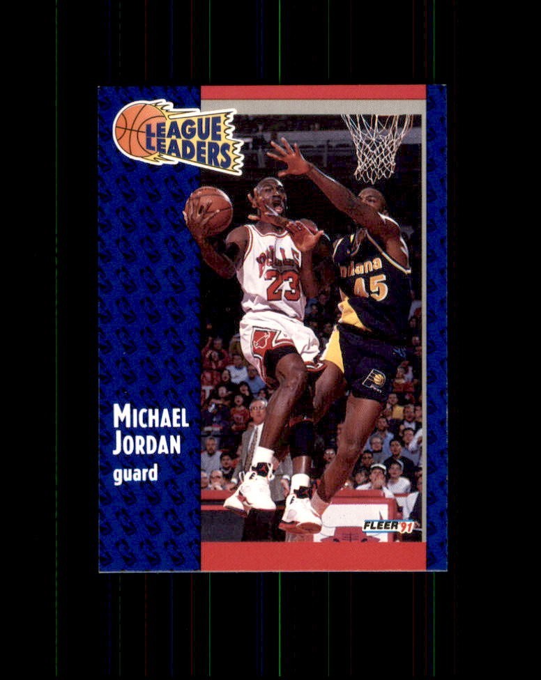 1991-92 Fleer #220 Michael Jordan League Leaders (O) | eBay