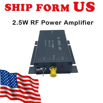 2.5W Radio RF Power Amplifier FM 1-1000MHz 2mW In 1-2.5W Out Power Amplifier NEW
