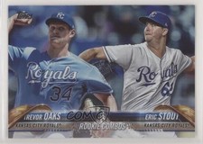 2018 Topps Update Rookie Combos Rainbow Foil Trevor Oaks Eric Stout #US56 0b0