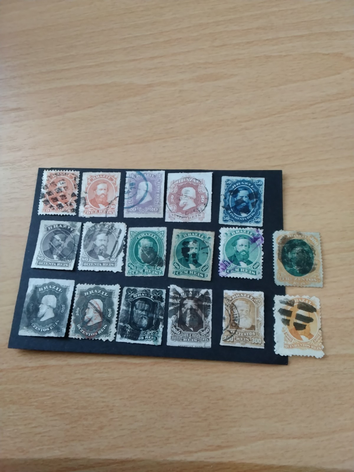 Brazil Early Various Dom Pedro Used Stamps