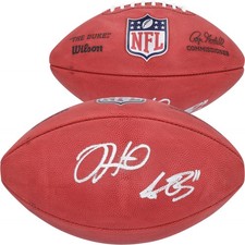 A.J. Brown and Jalen Hurts Philadelphia Eagles Signed Duke Full Color Football