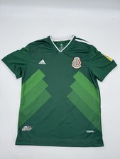 Adidas Mexico Jersey Youth Sz 30 Green Soccer Futbol 2018 Home Player Version