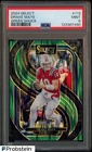 2024 Panini Select Green Shock Prizm #113 Drake Maye RC Rookie 1/5 PSA 9 MINT