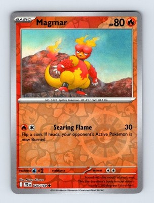 Magmar - Journey Together 020/159 - Reverse Holo - NM - Pokémon TCG