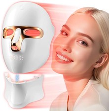 ONLUKY Red Light Therapy Mask for Face - Cordless LED Light Therapy Mask with 7