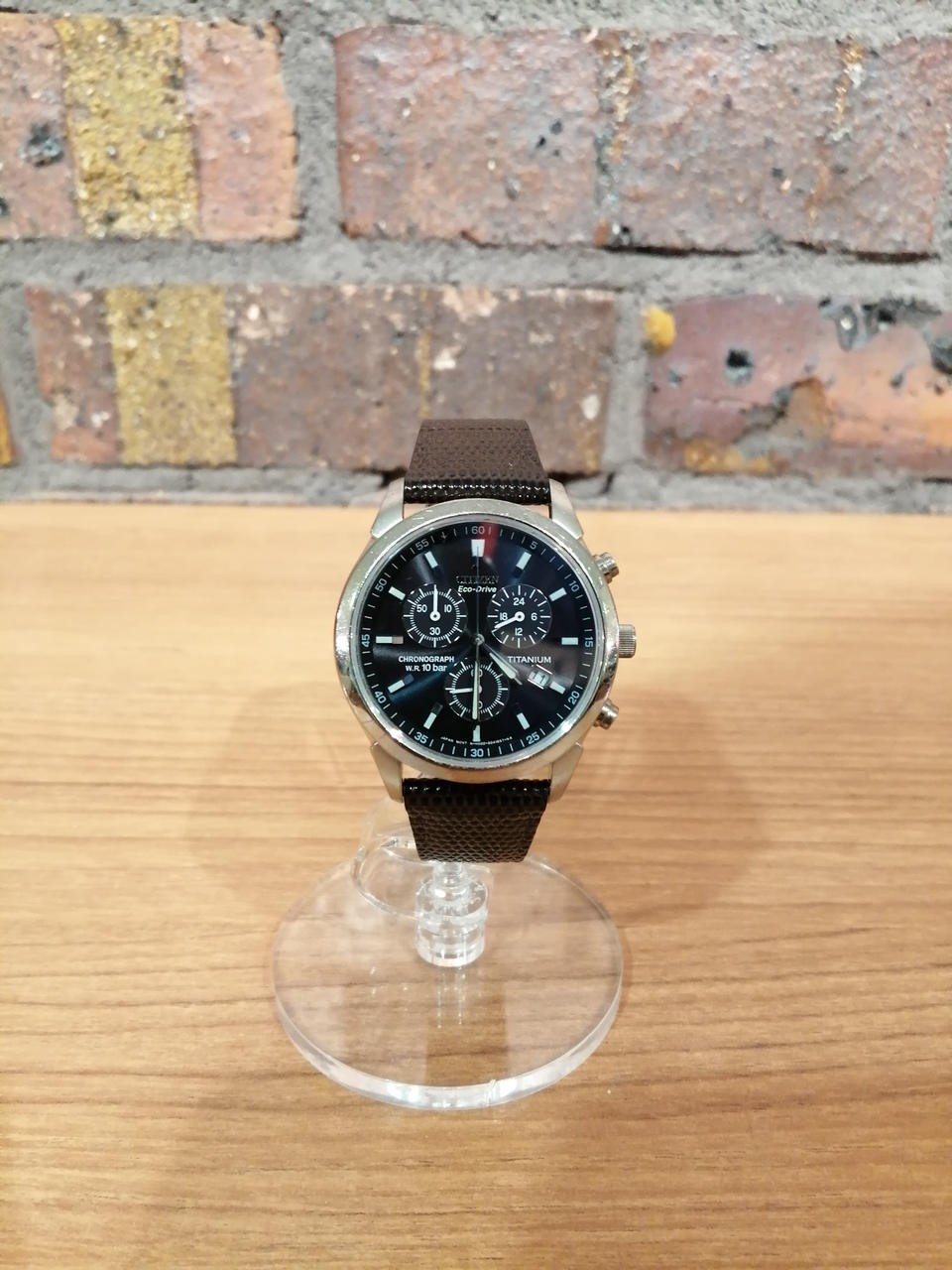 Citizen Solar Watch Model BRN Eco-Drive Stainless Steel