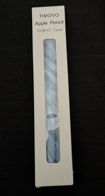 Holder Case Compatible with Apple Pencil (USB-C), TPE Protective Sky Blue