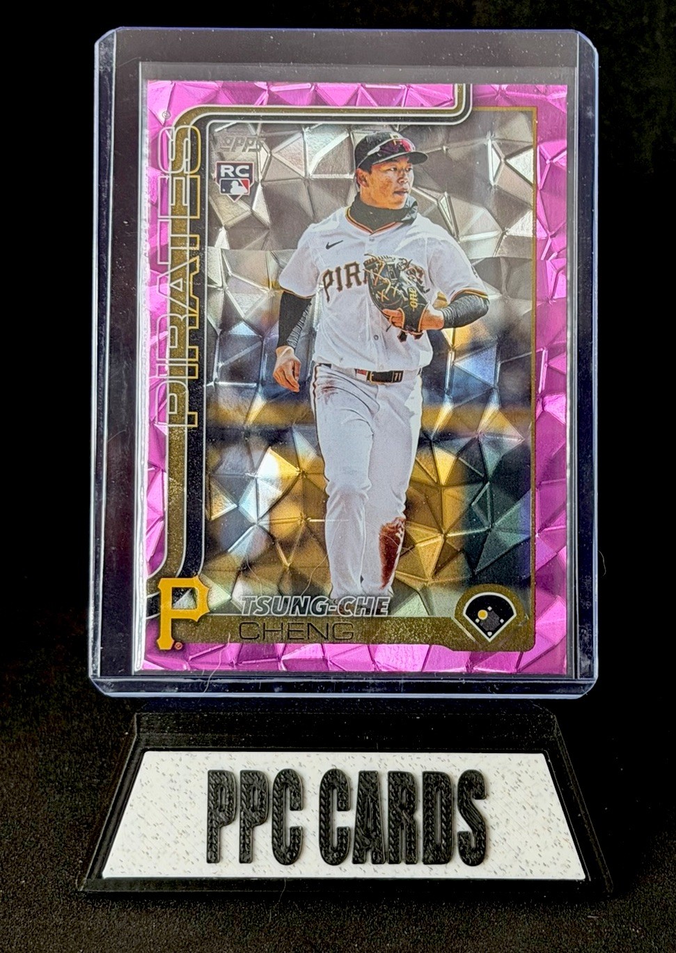 2025 Topps Update Series - Tsung-Che Cheng #US72 Pink Diamante Foil (RC)