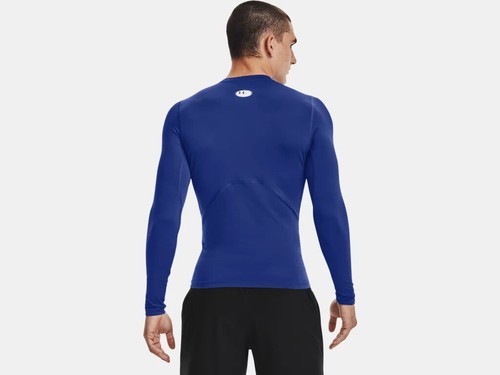 Under Armour Men's UA Compression Long Sleeve HeatGear T-Shirt Sonic Workout Tee - Picture 25 of 49