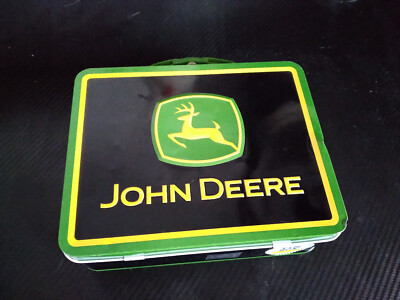 John Deere Metal Lunch Box - Vintage Lunch Box