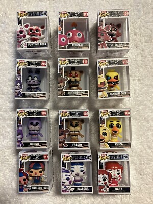 Funko Bitty Pop Mystery Figure Bag Five Nights At Freddy's Common Set Of X12 Lot