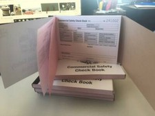 Libro de cheques y defectos duplicados diarios de 10 controladores de 100 páginas aprobado por VOSA