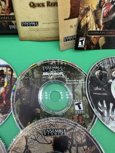 Age Of Empires 3 PC Game Complete CIB W/ Manual & Reference Book Clean/Tested - Picture 3 of 12