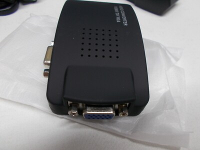 Convertitore AV/RCA/S-Video To VGA - Per Monitor E Proiettori, Risoluzioni Fino 1280x1024 - Foto 4