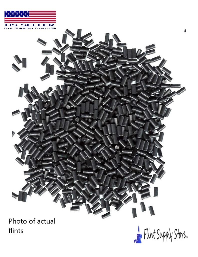 50 Lighter Flints Black Replacement for fluid/gas lighters, Bulk Lighter Flint