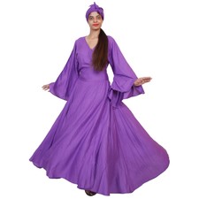 African Women's Long Sleeve Rayon Wrap Dress -- FI-56 Rayon