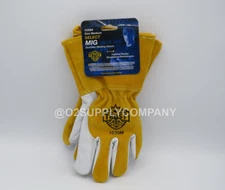 Trust Protection 1030M Select Goatskin Fleece Lined Mig Welders Glove, Medium