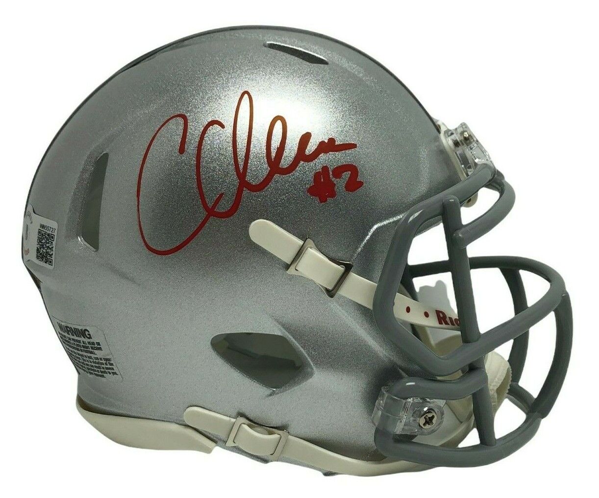 Chris Olave Signed Ohio Speed Inexpensive Max 52% OFF State BAS Mini-Helmet