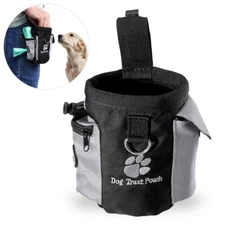 Dog Treat Pouch Pet Hands Free Drawstring Carries Food Poop Pet Toys Bag Pouch