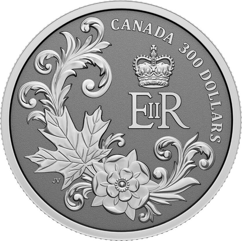 2022 Canada 1 oz. Pure Platinum Coin – Queen Elizabeth II’s Royal Cypher