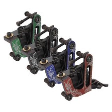 Professional Alloy Tattoo Machine Novice Tattoo Artist 10 Wraps Coil Liner Shad