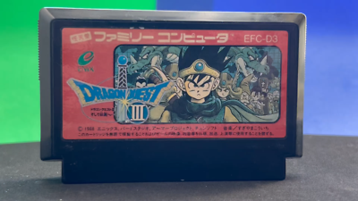 Dragon Quest III Sur Famicom (NES) - Version Japonaise NTSC-J, Boîte Complète, Bon état