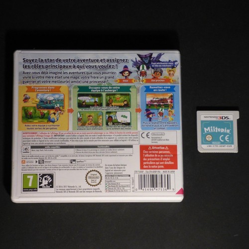 Miitopia Nintendo 3DS Complet PAL FR New 2DS - Imagen 3 de 3