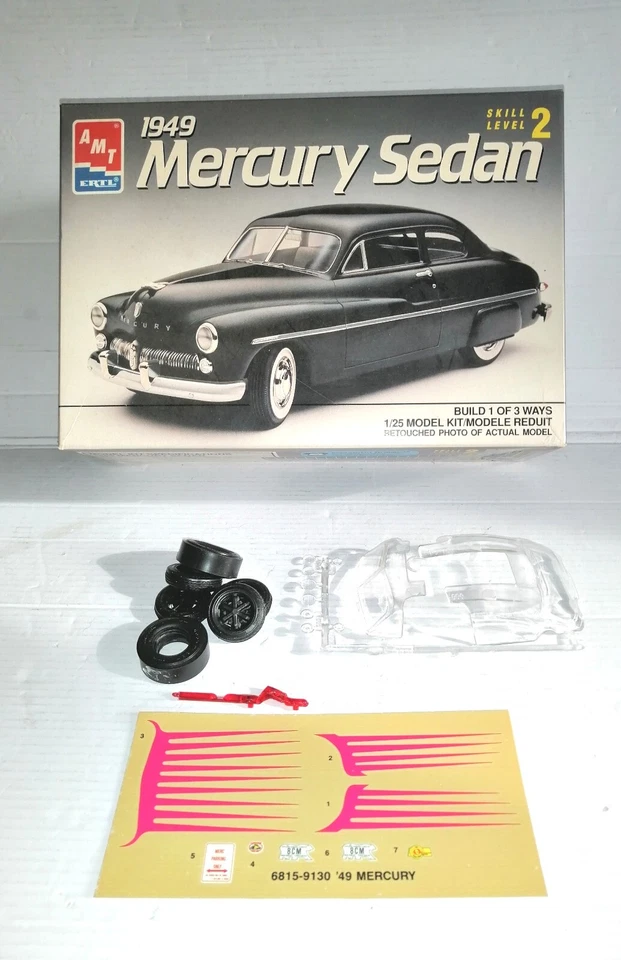AMT ERTL 1/25 131 MERCURY SEDAN 1949 N.6815KIT MONTAGGIO - Immagine 2 di 4