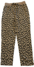 Shein Women's Size Medium Pull On Drawstring Leopard Comfy Cozy Pants
