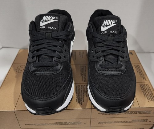 Nike Air Max 90 Black White Womens Sz 6 NEW CQ2560-001 No Box SHOES ONLY - Picture 3 of 6